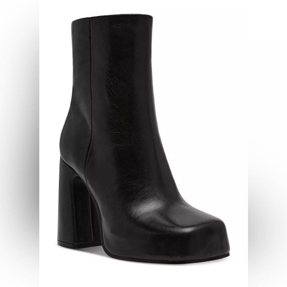 Steve Madden Cami Leather Square Toe Platform Bootie Women's Size US9.0